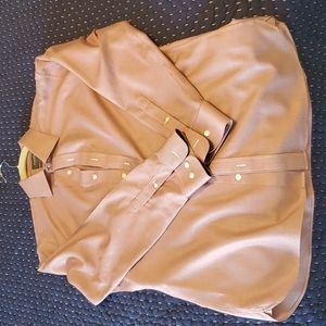 Bonobos mens dress shirt 16.5 x 34 tailored slim fit